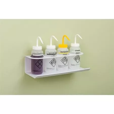 Wall-mounted Wash Bottle Holder Wash Bottle Holder with Drip Tray