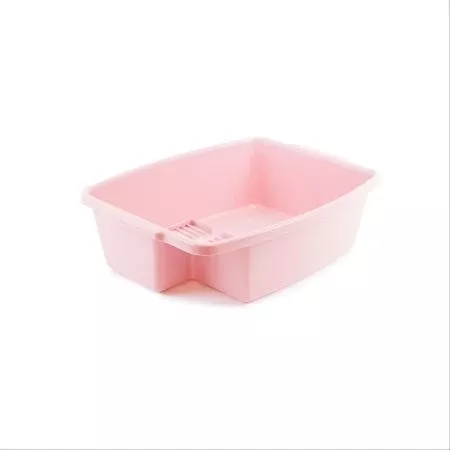 Wash Basin with Built-in Soap Dish Rectangle 7qt - Dusty Rose