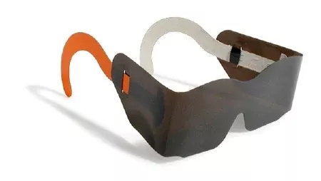 Western Ophthalmics Post Mydriatic Glasses Wraparound Tinted Plastic Lens Over Ear Pediatric - M-953545-3420 - Box of 50