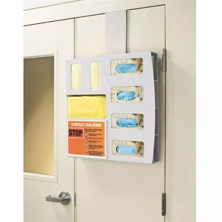 White ABS Quad Isolation Station White ABS Quad Isolation Station - 22.875"W x 4.375"D x 22.875"H