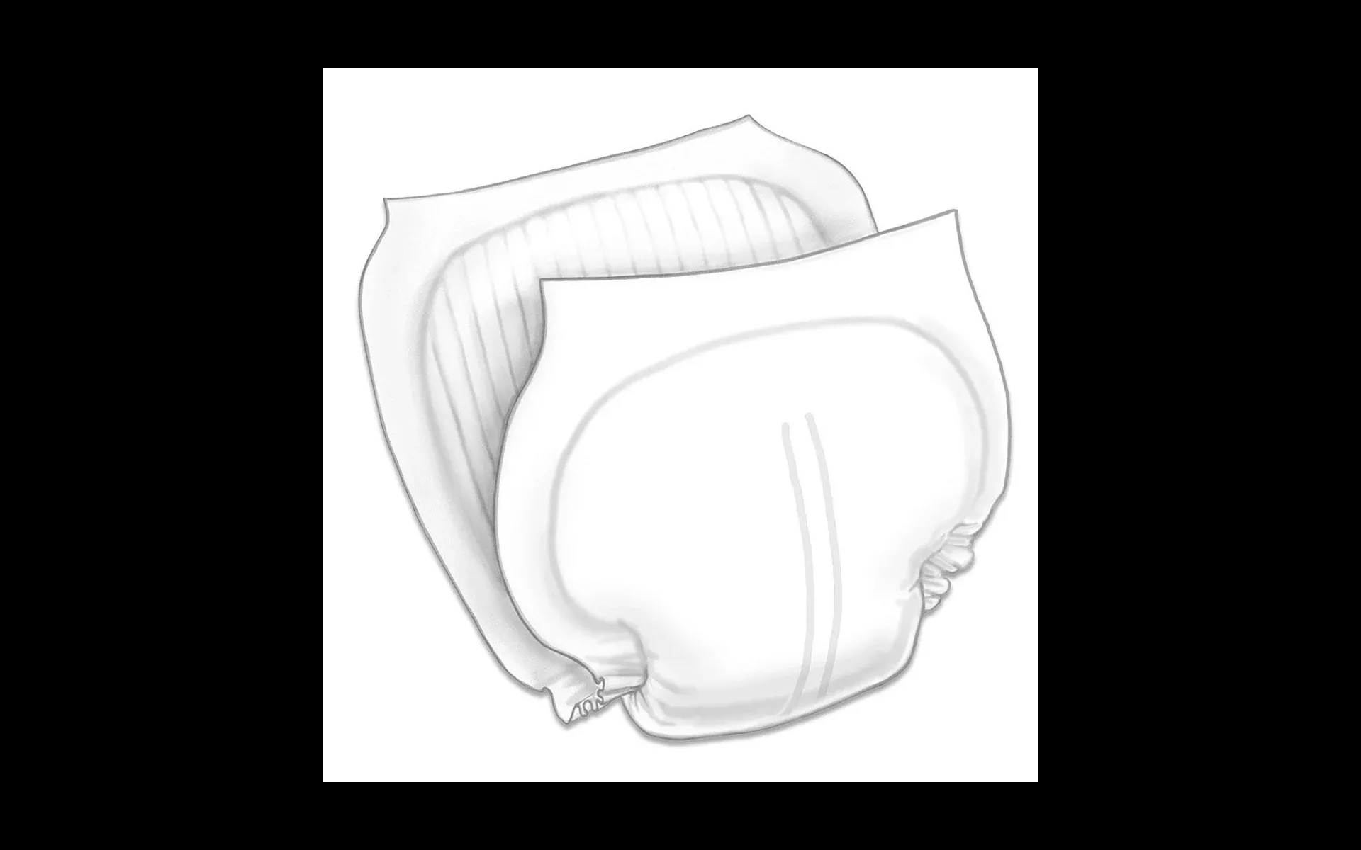 Wings Contoured Insert Incontinence Pad