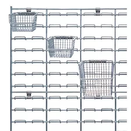 Wire Mesh Hang & Stack Bin 5.5"W x 14.75"D x 5"H