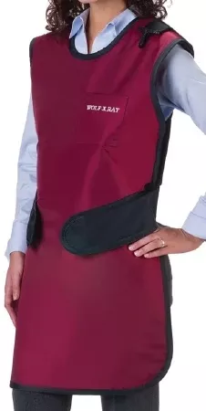 Wolf X-Ray X-Ray Apron Medium Blue Easy Wrap Style Large - M-917316-776 - Each