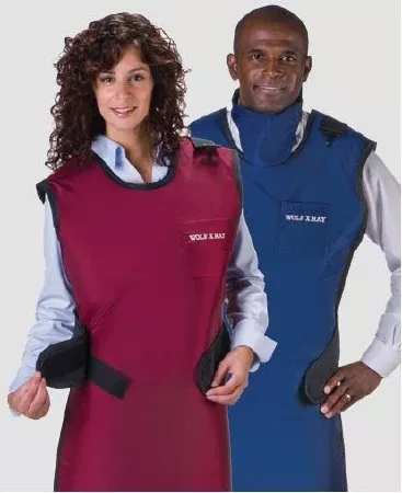 Wolf X-Ray X-Ray Apron Paw Prints Print Easy Wrap Style Small - M-784143-1489 - Each