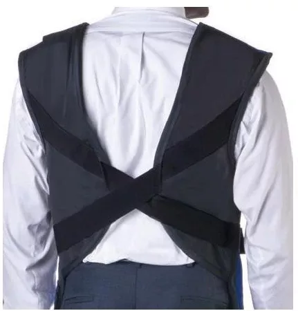 Wolf X-Ray X-Ray Apron with Thyroid Collar Black Coat Style X-Large - M-806885-1074 - Each
