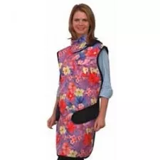 Wolf X-Ray X-Ray Apron with Thyroid Collar Navy Blue Easy Wrap Style Large - M-706101-3209 - Each