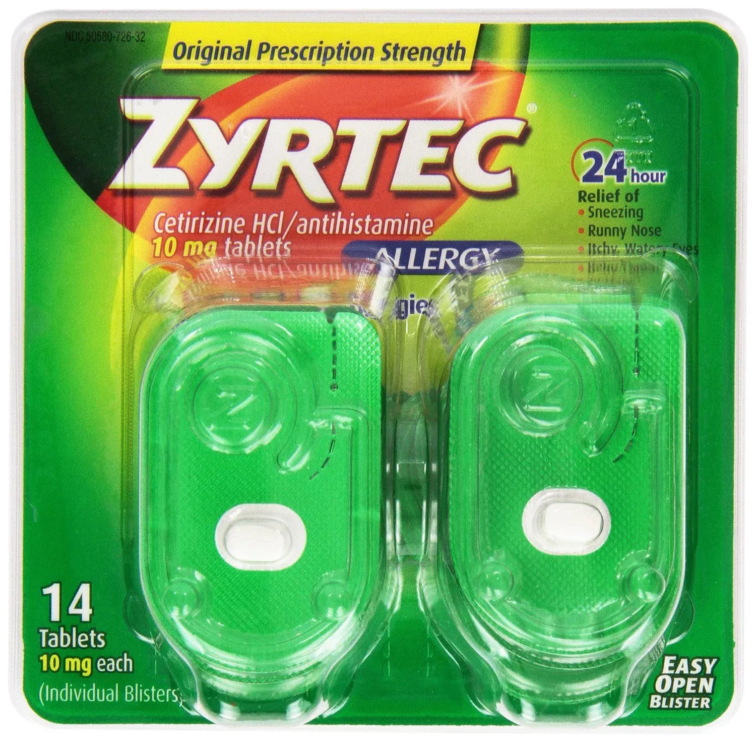 Zyrtec Cetirizine HCl Allergy Relief
