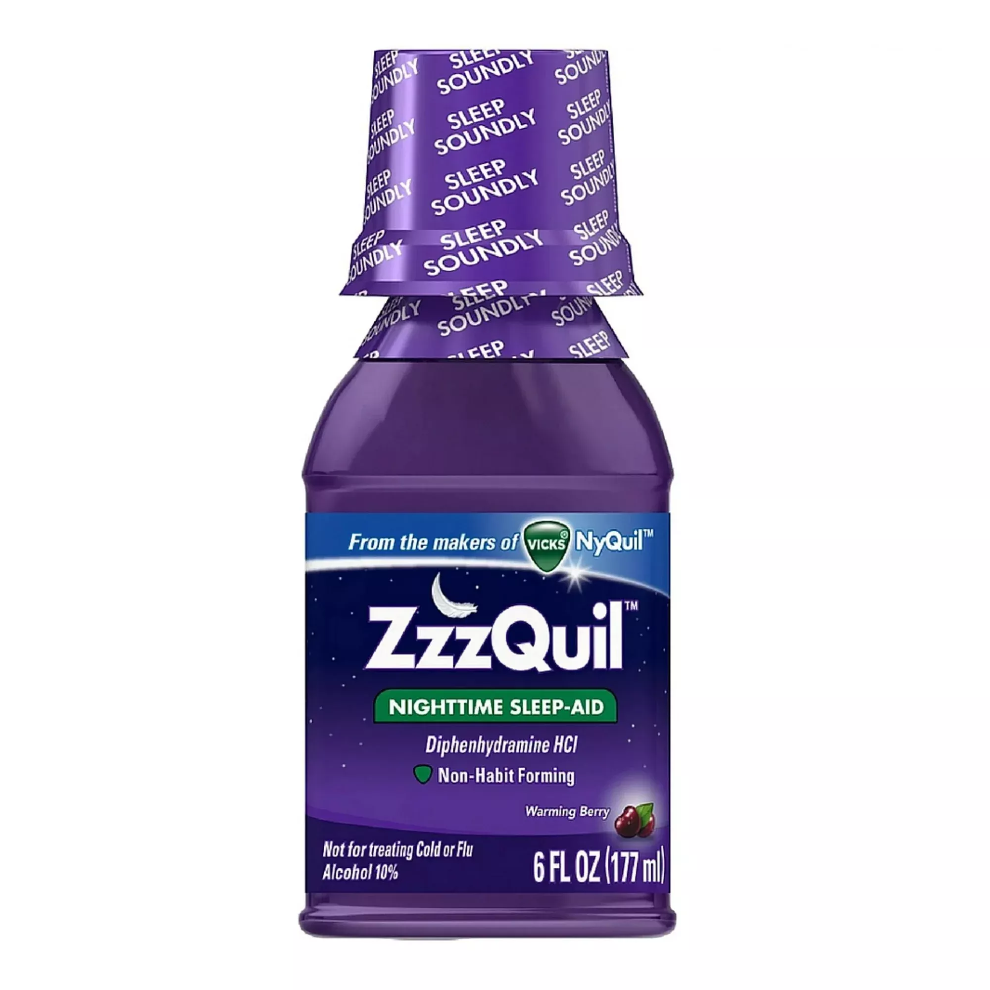 ZzzQuil™ Nighttime Sleep-Aid Liquid, Warming Berry